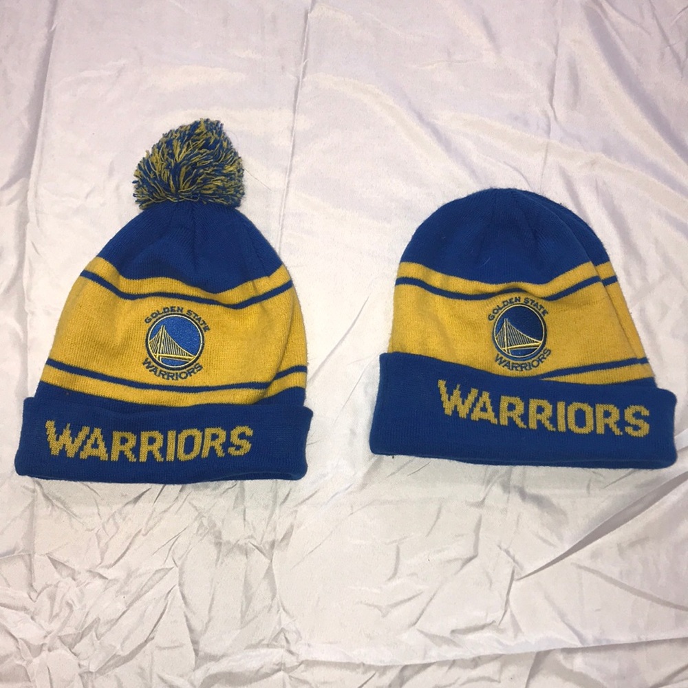 SF Warriors beanies